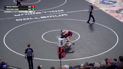 Semifinal - Grayden Timm, Aberdeen Central vs Tayge Privett, Harrisburg