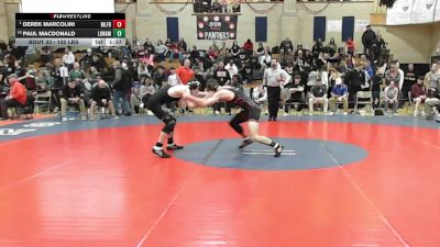 132 lbs Round Of 16 - Derek Marcolini, Milford vs Paul MacDonald, Longmeadow
