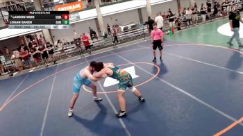 193-209 lbs Cons. Round 2 - Landon Weir, Kewanee vs Logan Baker, Concordia