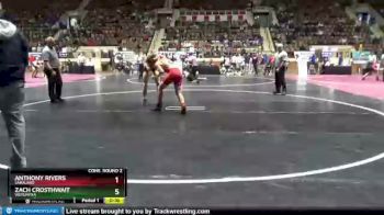 145 lbs Cons. Round 2 - Anthony Rivers, Saraland vs Zach Crosthwait, Wetumpka