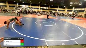 160 lbs Round Of 32 - Gabriel Valdez, Nakamura Wrestling vs Antonio Gil, Chain Gang