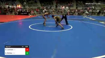 95 lbs Prelims - Daniel Lehman, Izzy Style Wrestling vs Gunner Richey, Vian Youth