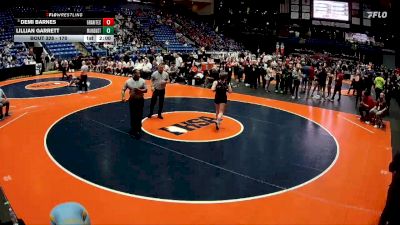 170 lbs Cons. Round 3 - Demi Barnes, Granite City vs Lillian Garrett, Des Plaines (Maine West)