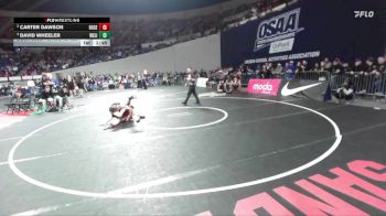 6A Boys 120 lbs Semifinal - David Wheeler, West Linn Boys vs Carter Dawson, Roseburg Boys