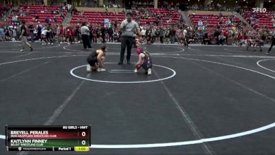 Round 2 - Kaitlynn Finney, Beloit Wrestling Club vs Breyell Perales, Iron Grapplers Wrestling Club