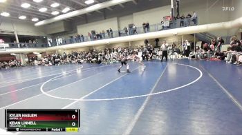 75 lbs Round 2 (4 Team) - Kyler Haslem, Uintah vs Keian Linnell, Stallions