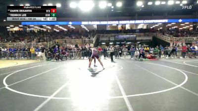 190 3A Quarterfinal - Dante DeSantis, William T Dwyer vs Tedrick Lee, Christopher Columbus H S