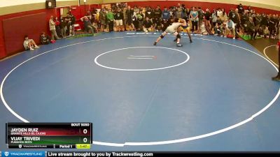 126-127 lbs Semifinal - Jayden Ruiz, Granite Hills (El Cajon) vs Vijay Trivedi, Punahou Boys