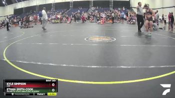 125 lbs Semifinal - Ethan Smith-Cook, PALMETTO STATE WRESTLING ACADEMY vs Kyle Simpson, C2X