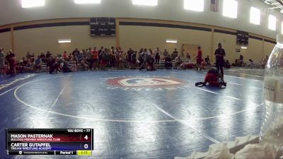 77 lbs Cons. Semi - Mason Pasternak, Bulldog Premier Wrestling Club vs Carter Gutapfel, Trojan Wrestling Academy