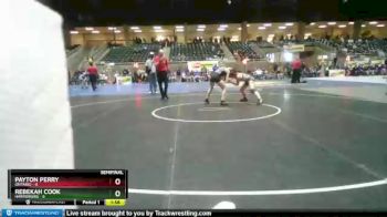 115 lbs Semis (4 Team) - Rebekah Cook, Harrisburg vs Payton Perry, Ontario