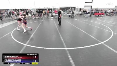 127 lbs Round 5 - Aubrie Hickey, Team Nazar Training Center vs Penelope Juarez, Waukesha Wrestling Club