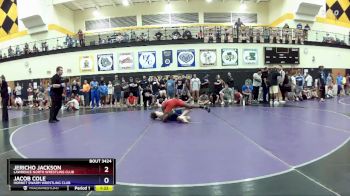 165 lbs Quarterfinal - Jericho Jackson, Lawrence North Wrestling Club vs Jacob Cole, Hornet Swarm Wrestling Club