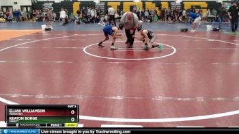 75 lbs Quarterfinal - Keaton Borge, Emmett vs Elijah Williamson, Middleton