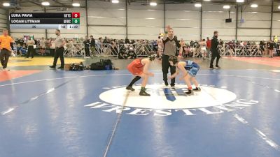 80 lbs Round 2 - 10:30am Friday - Luka Pavia, Gotcha vs Logan Littman, Great Neck W.C.