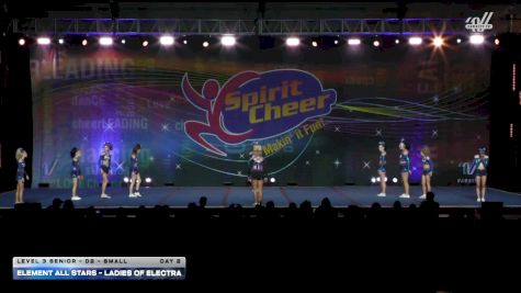 Element All Stars - Ladies Of Electra [2026 L3 Senior - D2 - Small Day 2] 2026 Spirit Cheer Grand Nationals