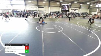 150 lbs Round Of 16 - Brandon Loyden, Manu WC vs Gabriel Pacheco, Grindhouse WC