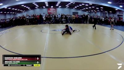 63 lbs Cons. Round 5 - Dawson Shearin, Midlothian Miners Wrestling Club vs Brooks Oliver, Noke Wrestling RTC