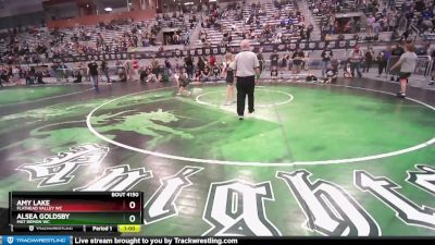 64 lbs Round 5 - Alsea Goldsby, Mat Demon WC vs Amy Lake, Flathead Valley WC