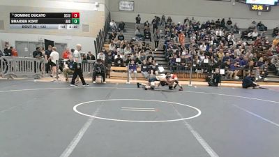133 lbs Quarterfinal - Braiden Kort, Augustana (sd) vs Dominic Ducato, St. Cloud State