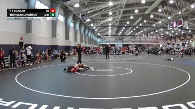 70 lbs Semifinal - Nicholas Lupardus, All American Wrestling Club vs Ty Scallan, Youngsville Gladiators Academy