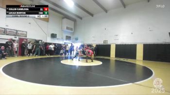 108 lbs Cons. Round 2 - Collin Camilosa, Delta vs Lucas Burton, Elk Grove Wrestling Academy