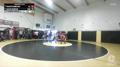 108 lbs Cons. Round 2 - Collin Camilosa, Delta vs Lucas Burton, Elk Grove Wrestling Academy