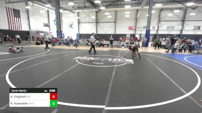 78 lbs Consolation - Kevin England, Mat Demon WC vs Kaleb Kuenstler, Caveman Mat Club