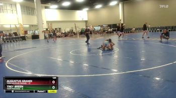 126 lbs Round 6 (16 Team) - Trey Breen, Team Montana vs Augustus Grandi, Team Nauman Orange