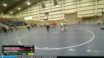 92 lbs Quarters & Wb (16 Team) - Paxton Purcell, INWTC vs Kamon Thompson, Sanderson Wrestling Academy