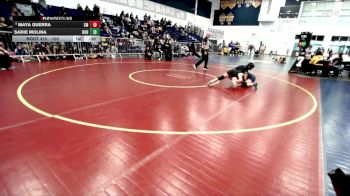 100 lbs 5th Place Match - Sadie Molina, Bonita vs Maya Guerra, Santa Monica