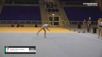 Team Italy Juniors - Floor, Official Training - 2019 City of Jesolo Trophy