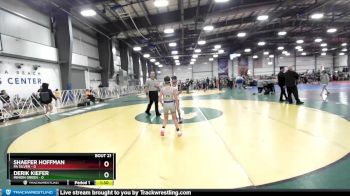 72 lbs Rd# 9- 2:15pm Saturday Final Pool - Derik Kiefer, Minion Green vs Shaefer Hoffman, PA Silver