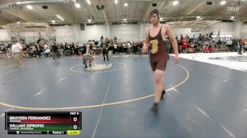 190 lbs Champ. Round 2 - Brayden Fernandez, Windsor vs William DiProfio, Thomas Jefferson