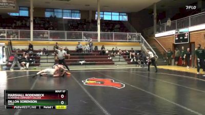 285 lbs Cons. Semi - Marshall Rodenbeck, Clackamas Community College vs Dillon Sorenson, Snow