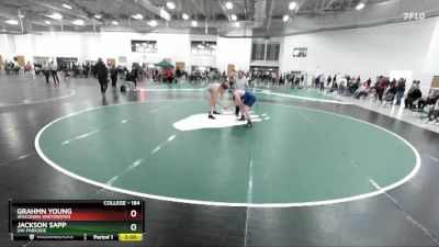 184 lbs Cons. Round 2 - Jackson Sapp, UW-Parkside vs Grahmn Young, Wisconsin-Whitewater