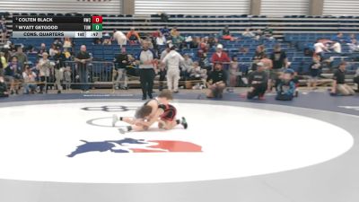 49 lbs Cons. Quarters - Colten Black, Ravage Wrestling Club vs Wyatt Getgood, Team UNIFIED Wrestling