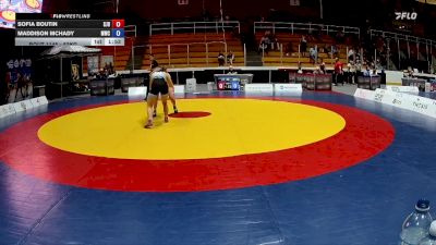 53kg Cons. Semi - Sofia Boutin, Saskatoon Junior Huskies vs Maddison McHady, Matmen Wrestling Club