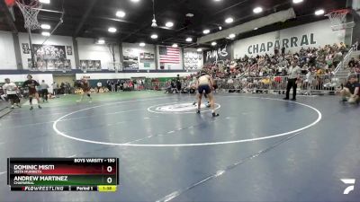 150 lbs Semifinal - Andrew Martinez, Chaparral vs Dominic Misiti, Vista Murrieta