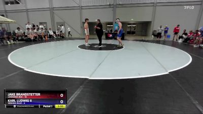 150 lbs Round 2 (8 Team) - Jake Brandstetter, Louisiana Red vs Karl Ludwig II, Virginia Blue