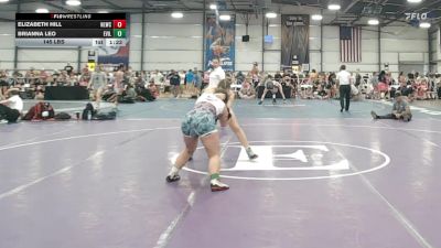 145 lbs Rr Rnd 2 - Elizabeth Hill, Next Level Wrestling Club vs Brianna Leo, Evil Empire Blue