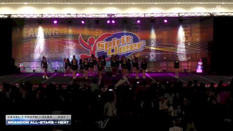 Brandon All-Stars - Heat [2025 L1 Youth - Flex Day 1] 2025 Spirit Cheer Dance Grand Nationals & Cheer Nationals