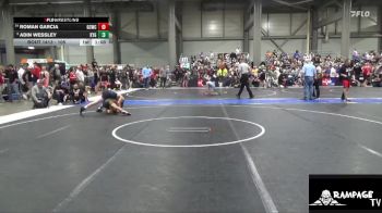 105 lbs Champ. Round 1 - Adin Wessley, Kansas Young Guns vs Roman Garcia, Garden City Wrestling Club