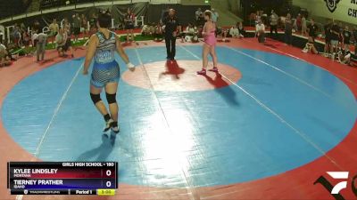 180 lbs Round 1 - KyLee Lindsley, Montana vs Tierney Prather, Idaho