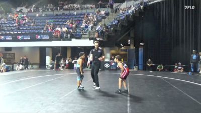 85 lbs Cons. Semis - Debwe Hicks-Maulson, Lake Superior Ojibwe Wrestling Club vs Luis MARTINEZ Jr., Treehouse Wrestling