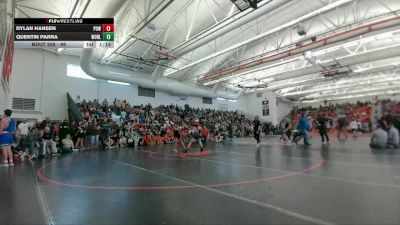 98 lbs Cons. Round 2 - Dylan Hansen, Powell Middle School vs Quentin Parra, Worland Middle School