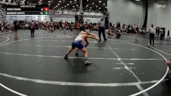 88 lbs Round 7 (8 Team) - Cruz Evans, Kardiac Kidz vs Magnus Gusfa, PA Alliance