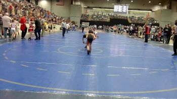 76 lbs Consi Of 8 #1 - Aiden Miletic, Georgia vs Santiago Zapata, Woodland Wrestling
