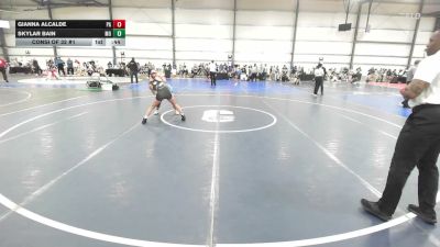 100 lbs Consi Of 32 #1 - Gianna Alcalde, PA vs Skylar Bain, MO