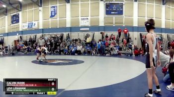 49 lbs Round 2 (3 Team) - Levi Lenahan, Franklin Central Wrestling Club vs Calvin Huhn, Brownsburg Wrestling Club